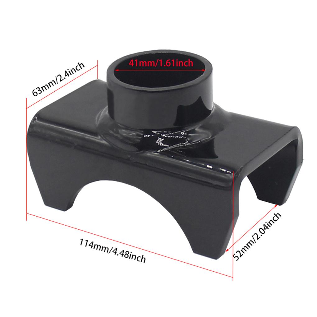 Schwarze Einfache Bedienung Flaschenaufsatz-Schaftadapter Für Professionelle Einfach zu Bedienen Metall Robust