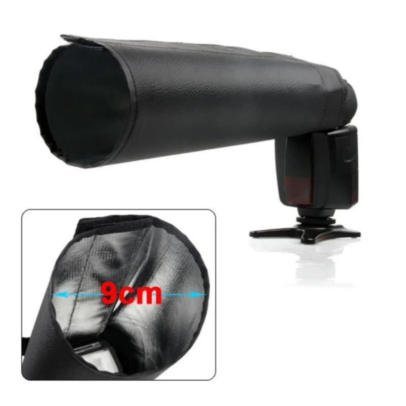 Flash Snoot Flash Softbox Diffuser Offer Precise Lighting Control for Professional Photographers and Enthusiasts Use