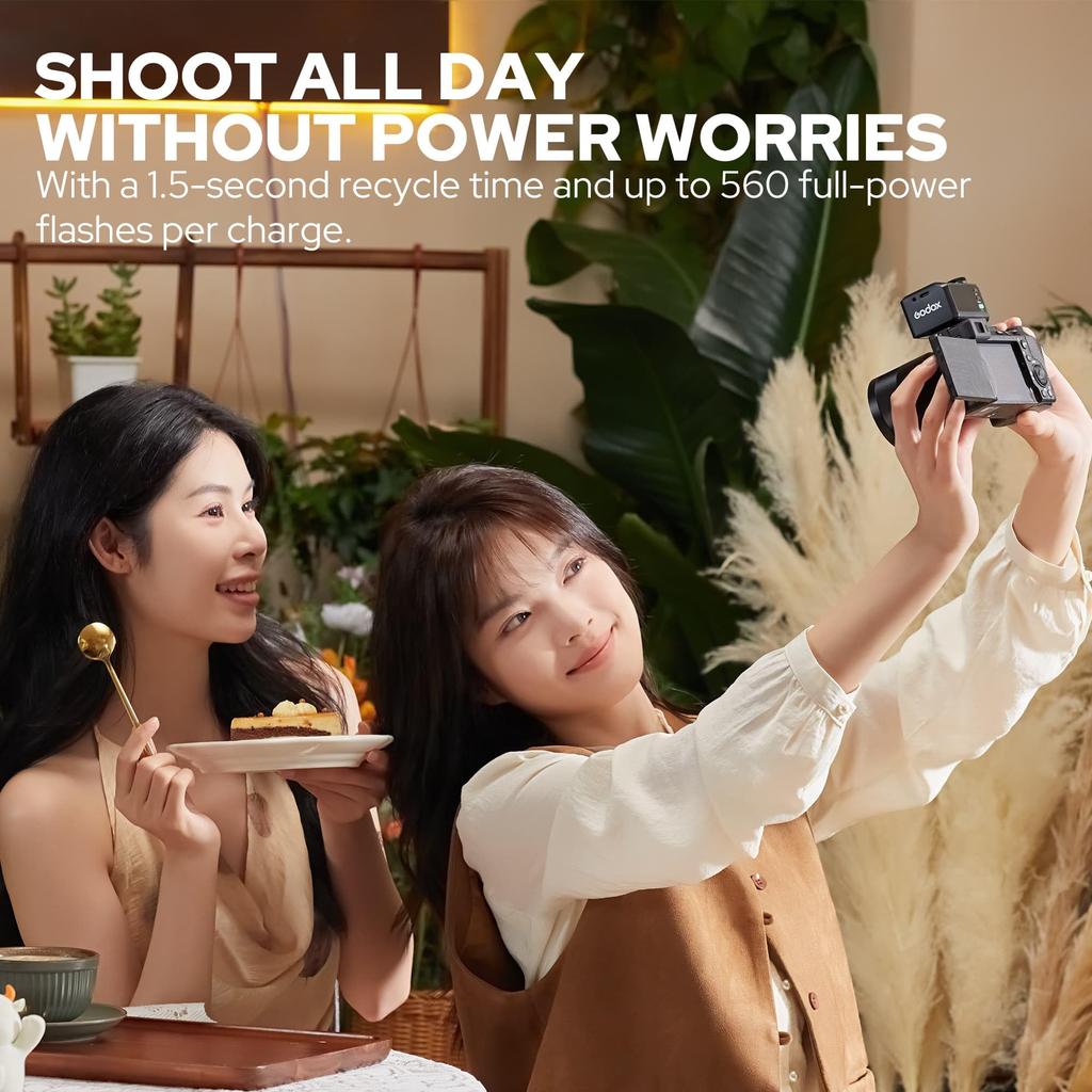 GODOX iT30Pro F TTL Flash for Fuji Color Compact Yet 560 Full Wireless Optical Control for On-Camera Cameras, Touch-Sensor LCD, High-Performance,