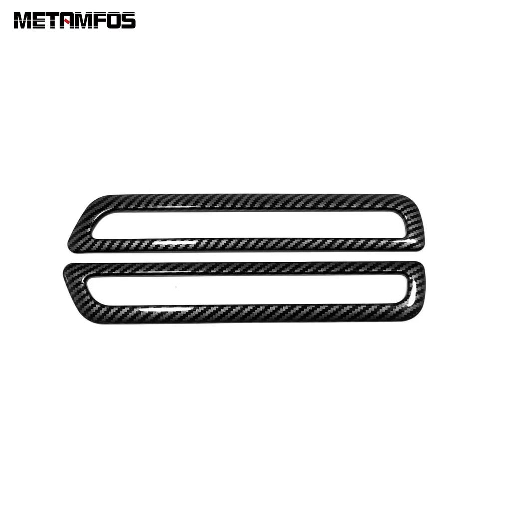 For Honda CR-V CRV  2024 2025 Carbon Fiber Rear Fog Light Lamp Cover Trim Foglamp Frame Protector Accessories Car Styling