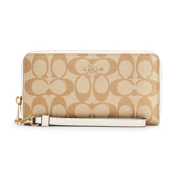 New COACH Zip Around Wallets C4452-IMDQC