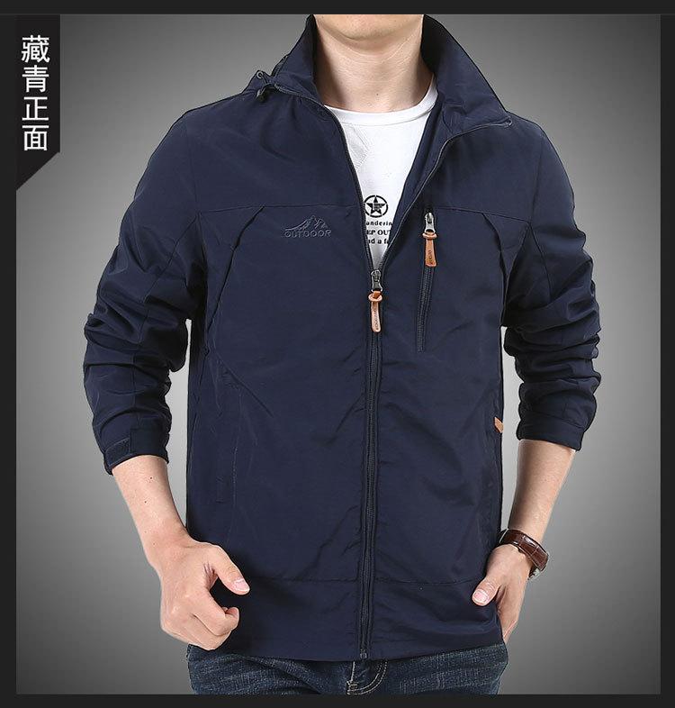 Sonbahar Açık Hava Erkek Kargo Ceket Kapşonlu Rüzgarlık Mont Yürüyüş Kamp Balıkçılık Taktik Erkek Giyim Nefes Alabilir Bomber Ceketler