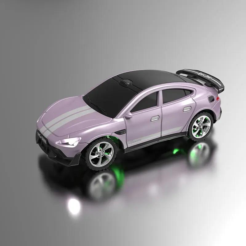 1/64 Drift Rc Car Desktop Mini Alloy Rc Car 2.4G Remote Control Vehicle Racing Car Model Desk Competition Toy Boys Kids Gifts