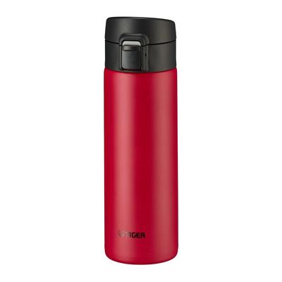 Θερμός Tiger Μπουκάλι Νερού 480ml Μπουκάλι Κούπα One Touch Ελαφρύ Μπουκάλι από Ανοξείδωτο Ατσάλι Με Μόνωση Κενού Θερμομόνωση Κόκκινο (ΤΙΓΡΗ) MKA-K048RK