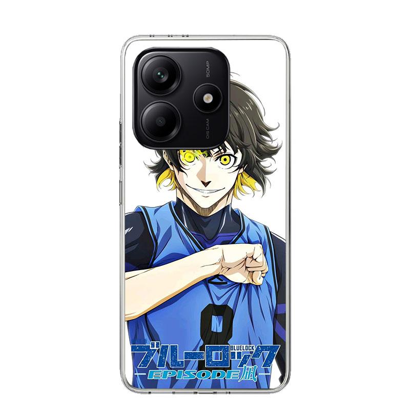 

Blue Lock Bachira Meguru Phone Case For Xiaomi Redmi Note 13 14 15 Pro Plus 12S 12 14S 11S 11E 10 10S 11 11T 5G 4G Cover Coque R Redmi Note 13 Pro 5G