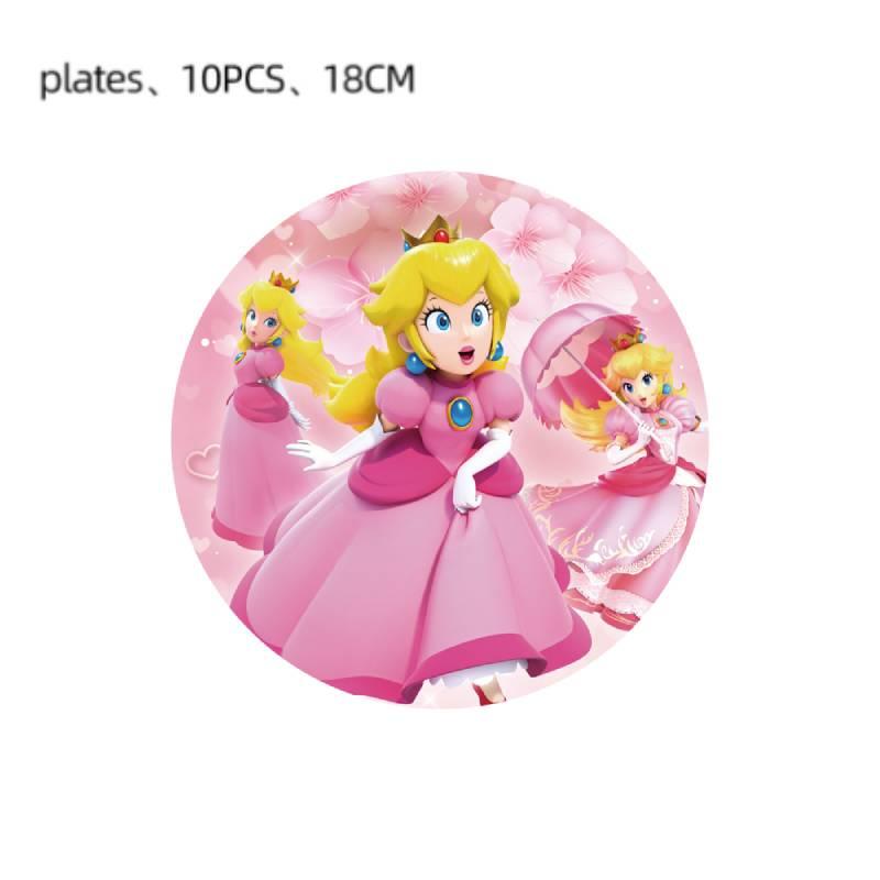 Princess-themed Party Supplies For Pet Birthday Decorations Including Plates And Utensils New Arrival