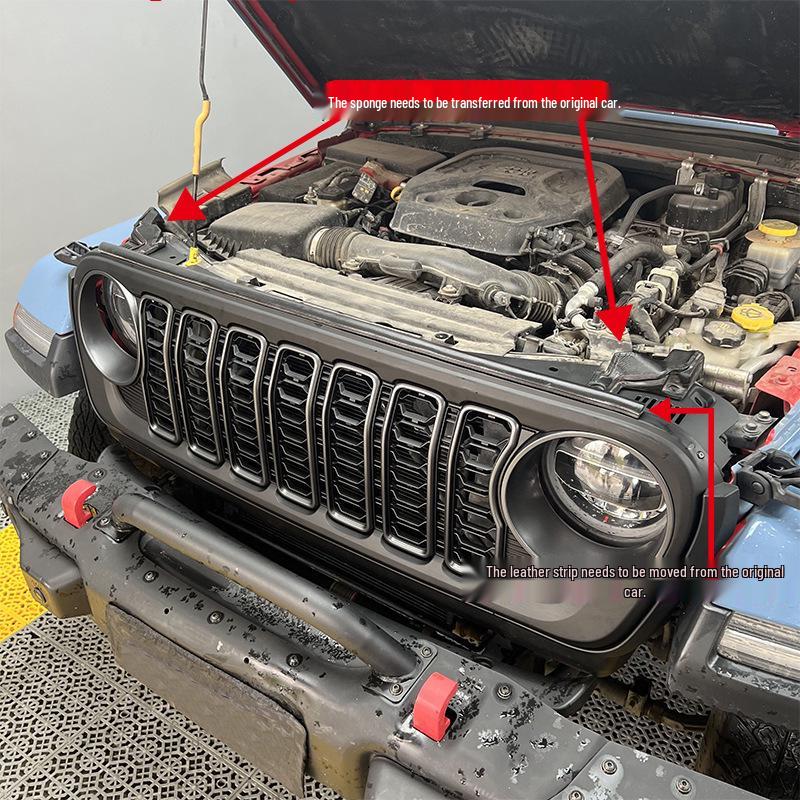 2024 Jeep Wrangler JK/JL JT Kühlergrill Upgrade: Hochkonfigurierte Frontumrüstung