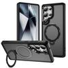 Magnetic Case for Samsung Galaxy S25 S24 S23 Ultra with 360 Rotatable Ring Stand, Compatible with Magnetic Car Mount, Kickstand