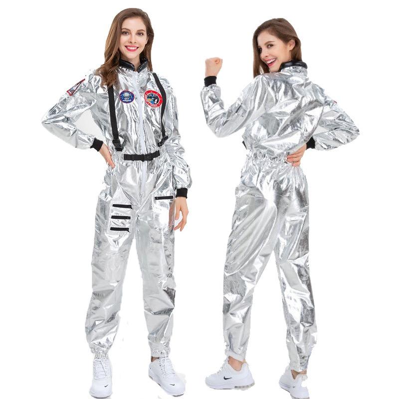 Halloween space costumes men and women couple uniforms children astronaut stage attire