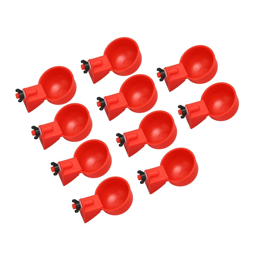10Pcs Automatic Chicken Water Cups Adjustable Water Volume Prevent Deformation Thread Chicken