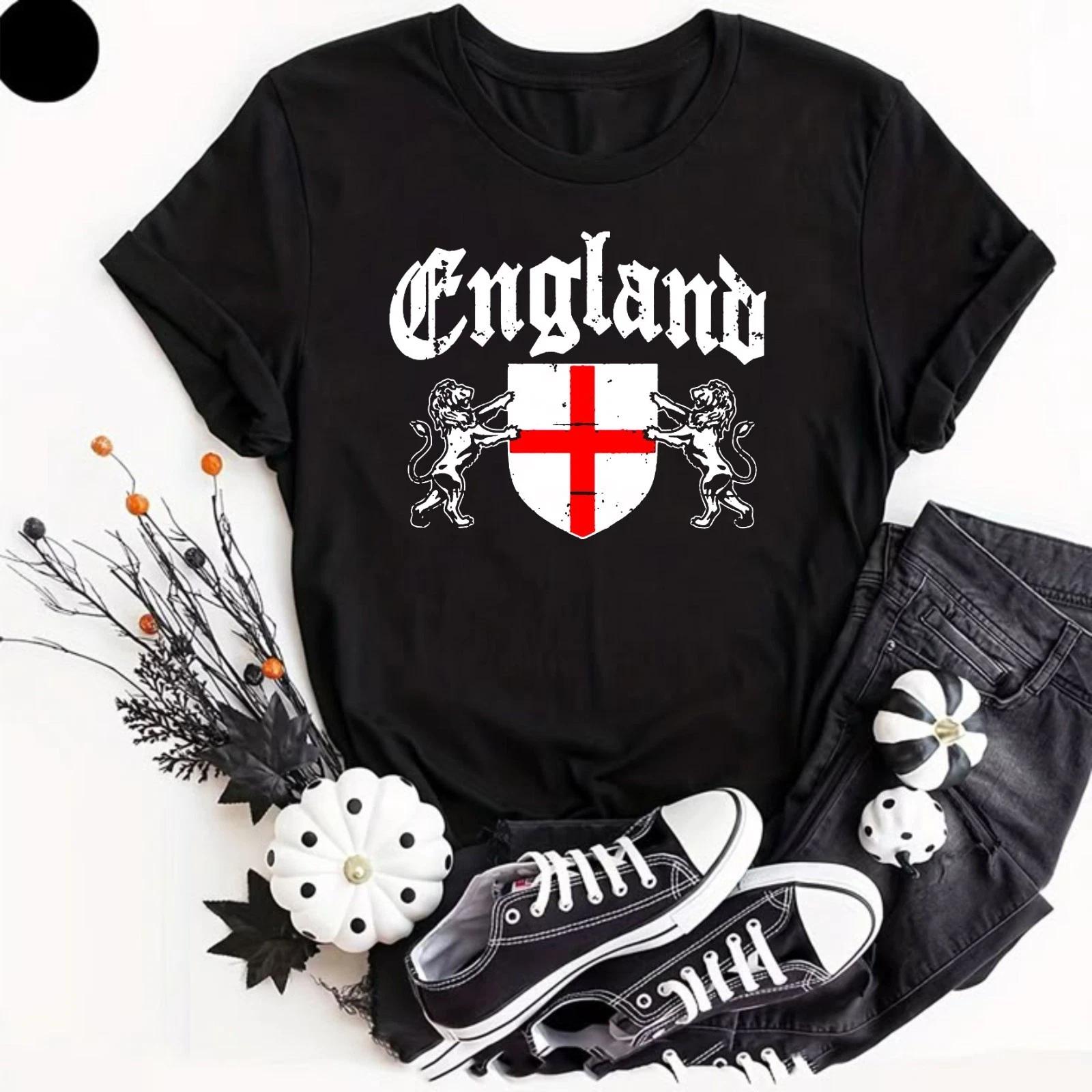 St Georges Day T- Shirt England British St George Unisex Men Women Kid Tee Shirt XL