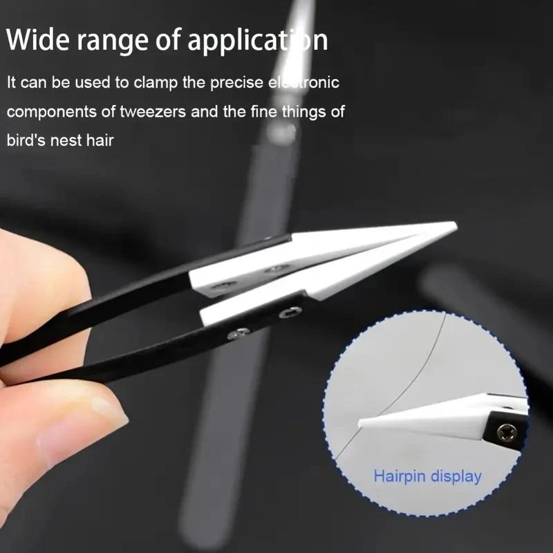 Ceramic Tweezers, High-Temperature Resistant, Acid and Alkali Corrosion Resistant, Insulated Clamping Tool