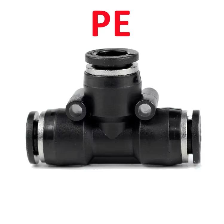 4/6/8/10/12/14/16mm Pneumatic Fitting Pipe Air Connector Tube Quick Release Fitting Plastic Water Push In Hose PU/PE/PY/PV/PZ/PK