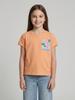 Girl Regular Fit Peach Top