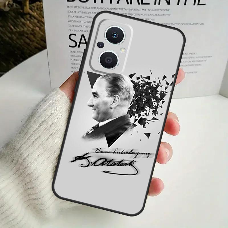 Turkey Mustafa Kemal Ataturk Case For OPPO Reno 12F 13F 14F 10 11 12 13 14 Pro 8T 7 8 Lite OPPO Find X6 X5 X8 X9 Pro Cover