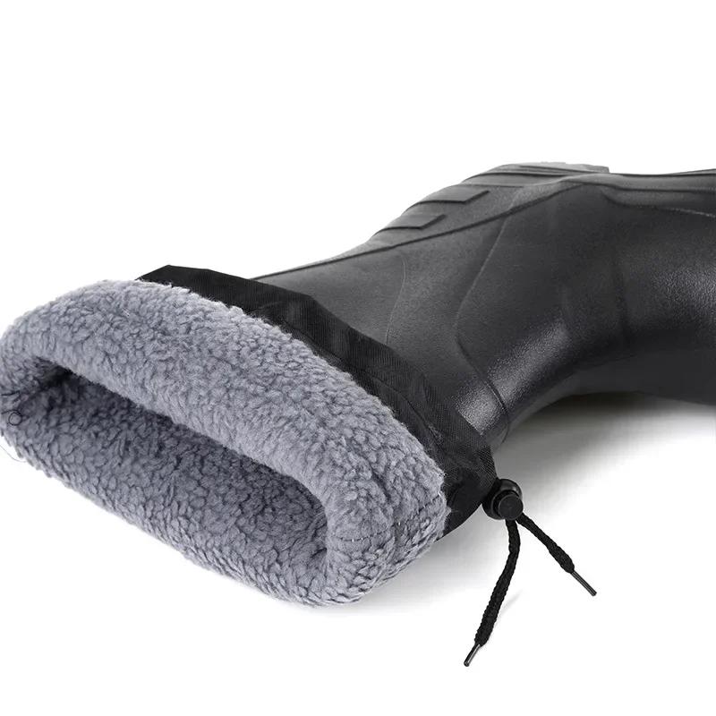 Men Rain Boots High Quality EVA Waterproof Shoes Men Platform Snow Boots Outdoor Non-slip Fishing Shoes Men Rain Shoes