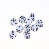 10Pcs Colorful Dice Acrylic Round Corner Cubes Dot Drinking Game Dice Accessories