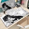 Tappetino per Tavolo Ragazza Anime Bianco e Nero HD XXL Tappetino Mouse Grande Tappeto Tappetino per Tastiera Scrivania PC Gaming Accessori Mousepad Antiscivolo