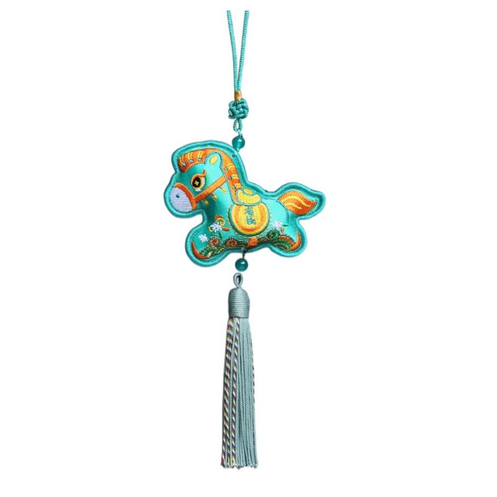 Spring Festival New Year Horse Pendant Chinese Style Car Hanging Ornaments  Festive Accessory