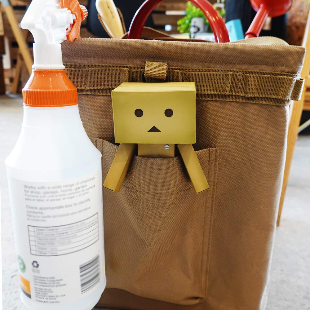WHATNOT OB-01-DB Aufbewahrungsbehälter Werkzeugtasche, Danbo, 360 mm breit x 250 mm tief x 320 mm hoch