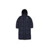 Fleece Hooded Long Printed Letter Down Jacket Men Outerwear Dark-Blue FS2DJB4003X-INA