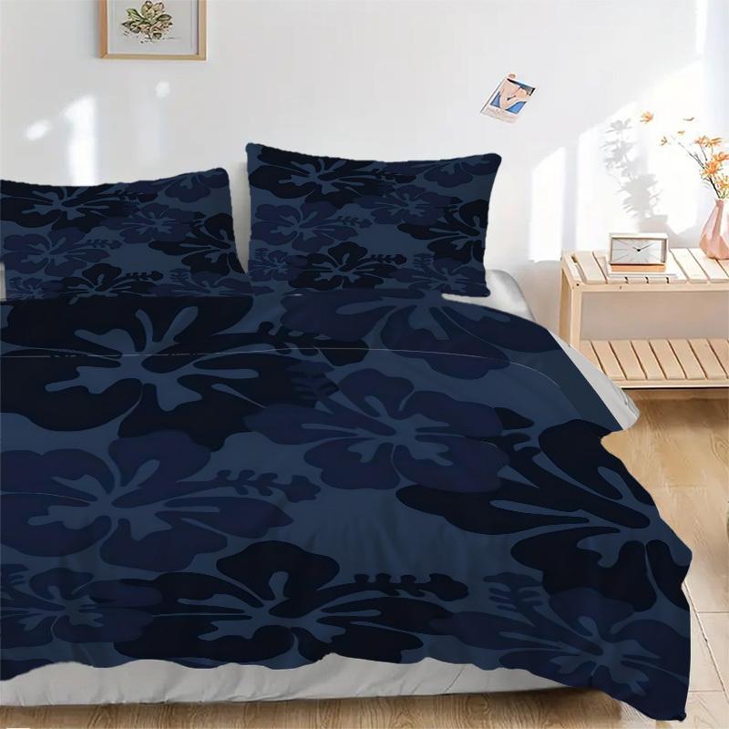 

3pcs Floral Design Bedding Set, Breathable and Soft, Suitable for Bedroom Decor (1*Duvet Cover + 1/2*Pillowcases, No Core) yy250821110 135x200cm