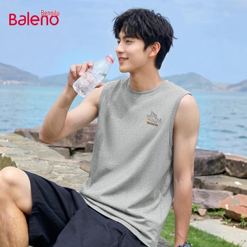 Baleno Men s Graphic Print Cotton Vest L