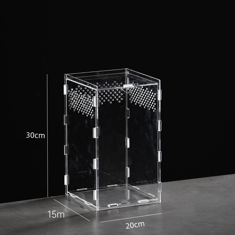 Acrylic Reptile Terrarium Kit Arboreal Pets Spider Housing Transparent Assembly Box