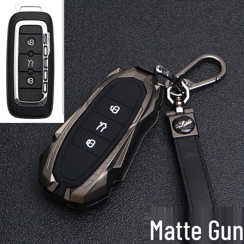 Premium Metal Protective Shell for 2021 Qoros 5 Key - Fits Qoros 3/5/7