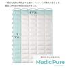 Edredón de Plumón Nishikawa (Edredón de plumas), Individual, Lavable, Antibacteriano, Larga Duración, Suprime el Crecimiento Bacteriano, Medic Pure, Blanco, KE00225000W