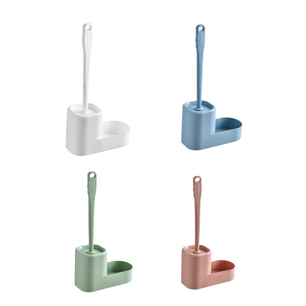 WC-Bürste, Kunststoff-Badezimmerbürsten-Set, Wandgriff, Reinigungswerkzeug mit Halter