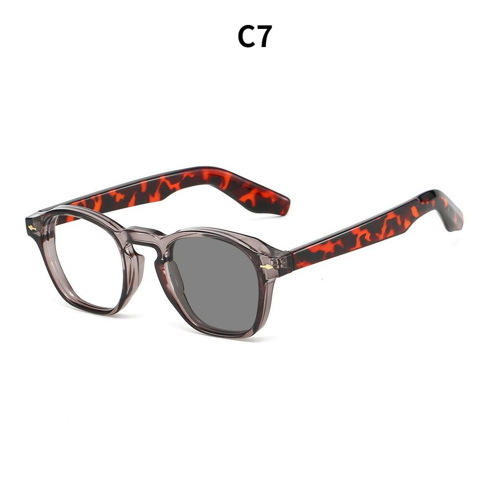 Women's Eyewear, Men's and Women's Fashion Square Photochromic Glasses