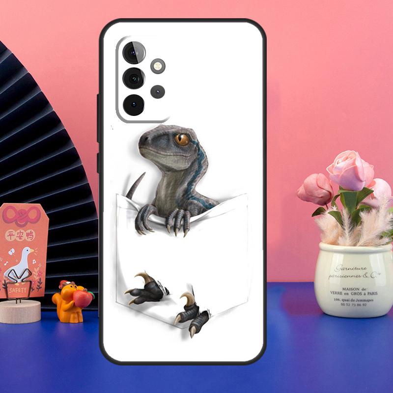 Cute Dino Dinosaur Case For Samsung Galaxy A54 A34 A24 A14 A73 A53 A33 A23 A13 A52 A32 A22 A12 A51 A71 Cover
