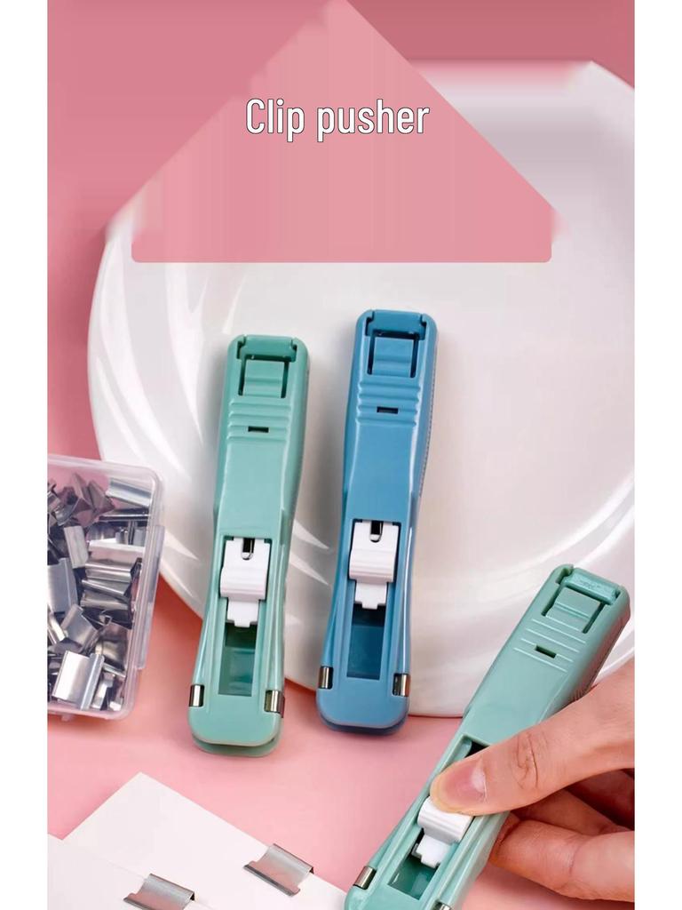 Staple-Free Clip: Metal Pins for Fixing Papers, Stationery, Test Papers, Receipts, and Books