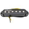Wilkinson Vintage 60's Staggered Alnico 5 Guitar Single Pickup, Middle Pickup, for Stratocaster Electric Guitars, Black