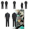 High-quality Polyester Monster No. 8 Cosplay Costume Black Anime Team Uniform For Men And Women