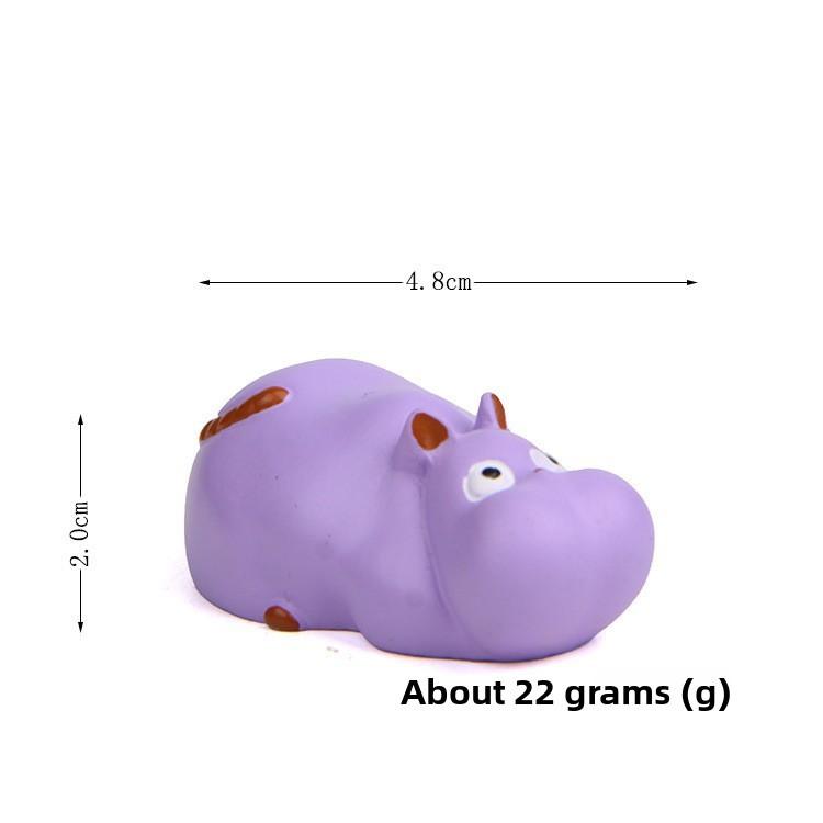 Face Cute No Man Mouse Duck Lying Posture Mini Model For Props Decoration