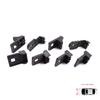 EHL588 Headlight Holder Mount Repair Bracket Tab Set Left Right Side for VW Crafter MK1 2E 2F 2006-2017 2E0998225 2E0998226