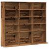 Vidaxl CD Storage Cabinet, Old Wood, Wood-Based Material