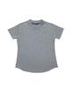 PHERMENON Muskelpassform Rollkragen Kurzarm-T-Shirt - Grau