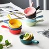 Creative Mini Ceramic Discretionary Dish Japanese Tableware Seasoning Dish Handle Dish Soy Sauce Vinegar Sushi Dipping Plate