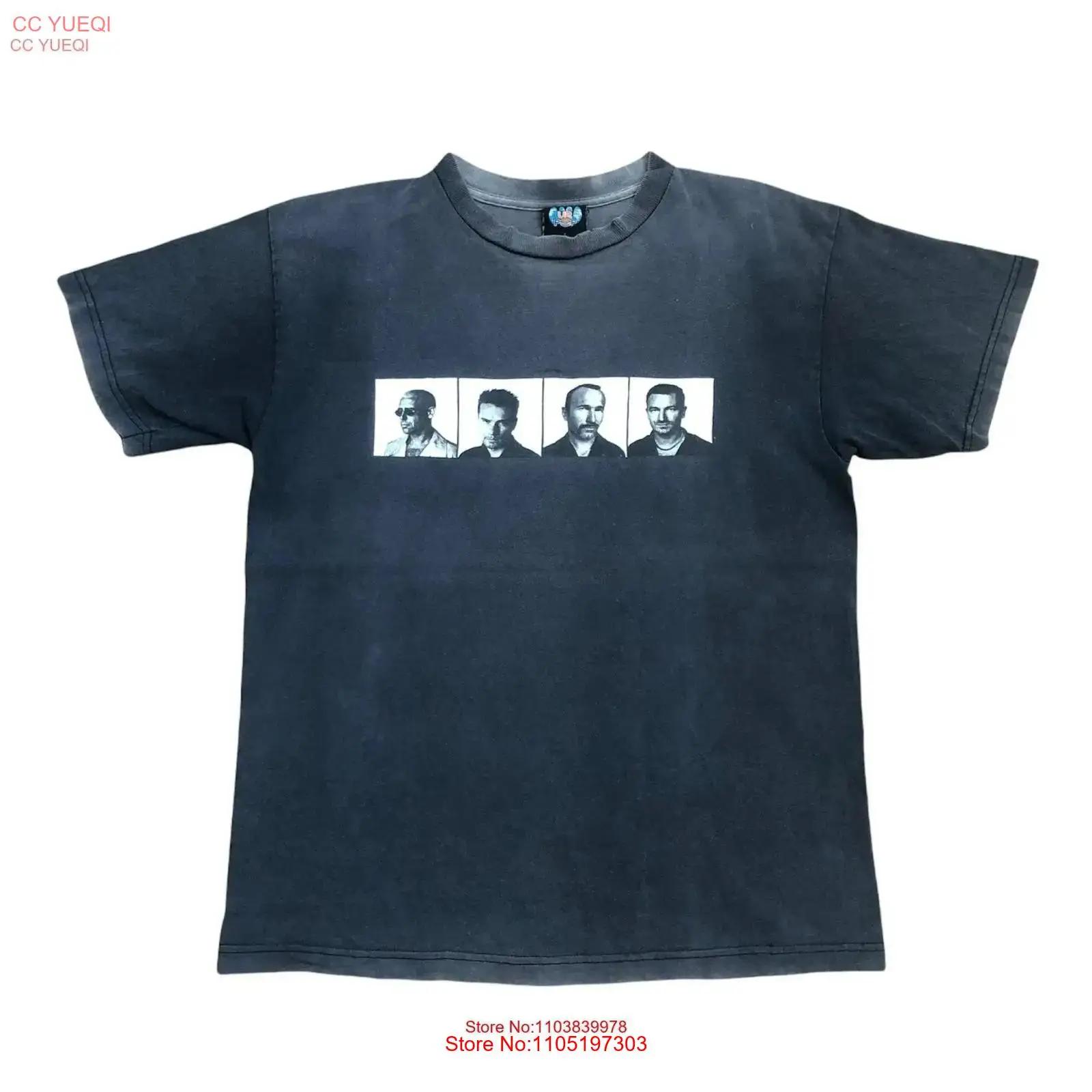 

Vintage 90 s U2 T Shirt 1997 Pop Tour Rock Band vintage Washed homme designer clothes Versatile Stylish streetwear Breathable 5XL різнокольоровий