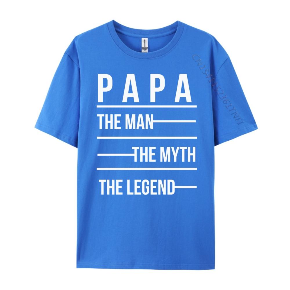 Papa Myth Legend Mens Shirts Graphic Tee Man Clothes Grahpic Tee Shirt T Shirts