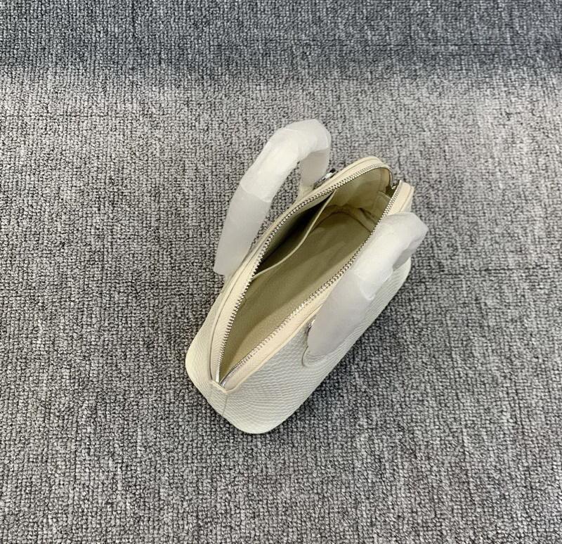 Genuine Leather Women's Bag, Snake Pattern Leather 18 Mini Small Bag, Shell Bag, Single-shoulder Hand-held Crossbody Bag