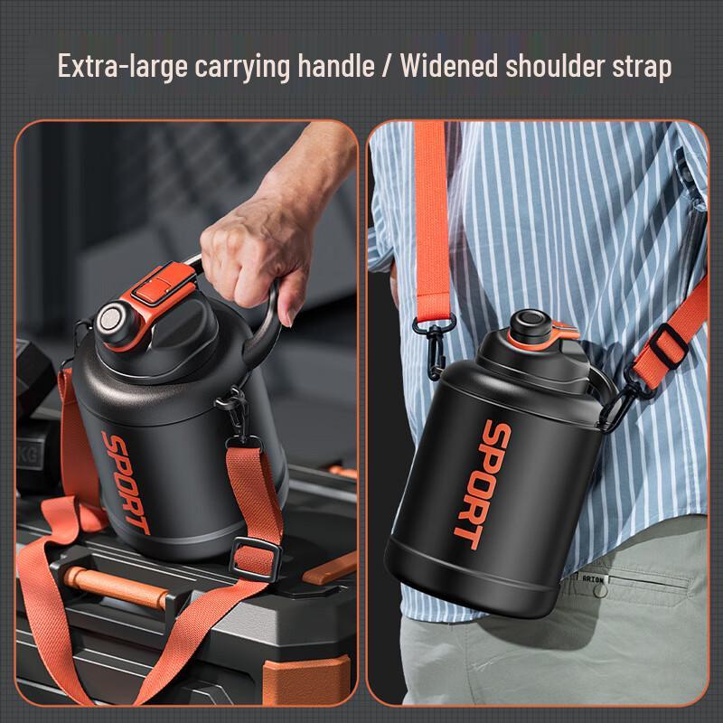 Outdoor-Sport-Wasserflasche mit großem Fassungsvermögen