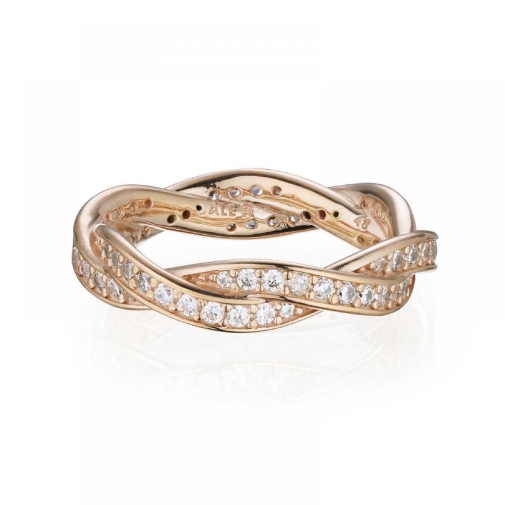 Pandora 180892cz Inel Linia Răsucită Strălucitoare Atemporal