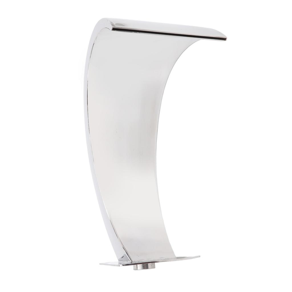 Bazénová vodopádová baterie 304 nerezová ocel obloukový design G1 vnitřní závit bazénová fontána