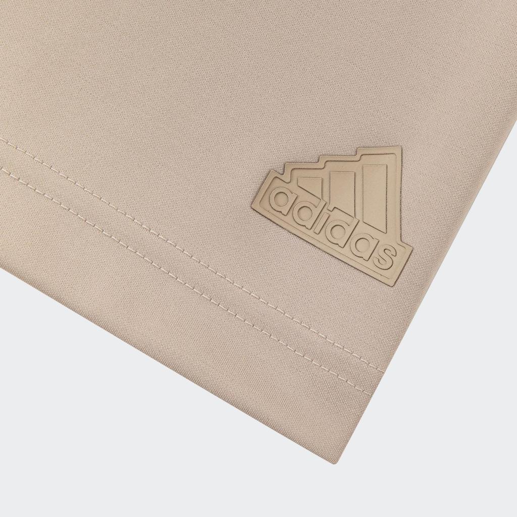 adidas Casual Letter Print Short Sleeve T-shirt Men Tops Brown JD0383