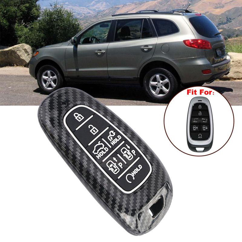 Carbon Fiber Key Cover Cover For Tucson Key Cover Carbon Fiber Key Case Easy tallation OEM Number 28023-5AA0A