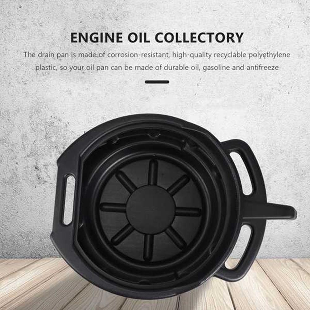 NEW-Plastic Oil Drain Pan Wast Engine Oil Collector Tank Gearbox Oil Trip Tray For Repair Car Fuel Fluid,7.5L